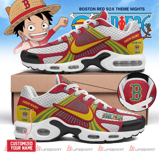Limited Edition Boston Red Sox x One Piece Night Game 2025 New Shoes