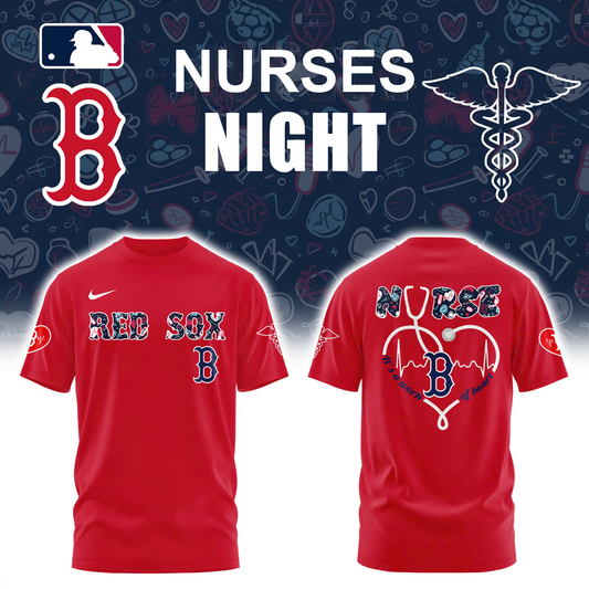 Boston Red Sox NURSES NIGHT Combo Tshirt | Jogger | Cap