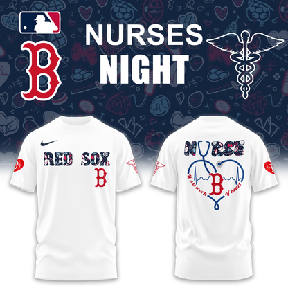 Boston Red Sox NURSES NIGHT Combo Tshirt | Jogger | Cap