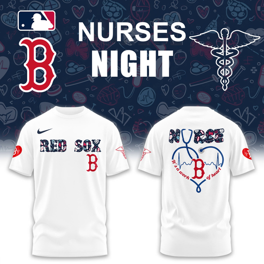 Boston Red Sox NURSES NIGHT Combo Tshirt | Jogger | Cap