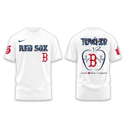 Boston Red Sox TEACHER NIGHT Combo Tshirt | Jogger | Cap