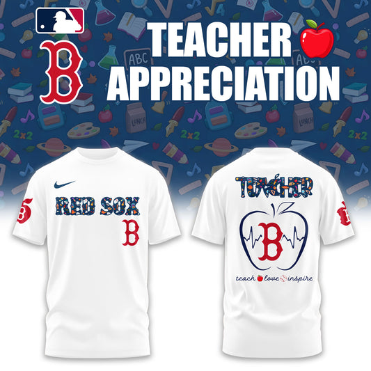 Boston Red Sox TEACHER NIGHT Combo Tshirt | Jogger | Cap