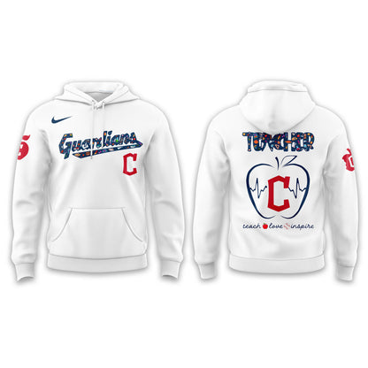 Cleveland Guardians Teacher Appreciation New Hoodie