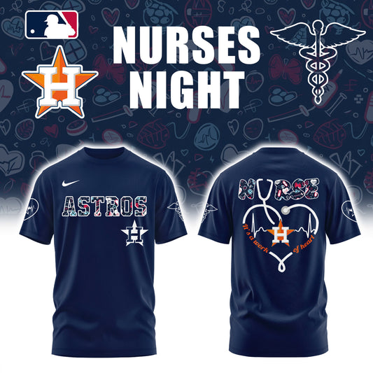 Houston Astros NURSE NIGHT Combo Tshirt